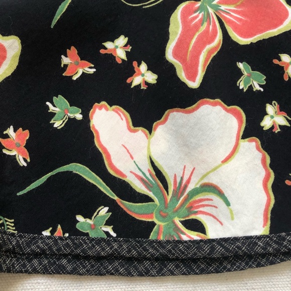 Cabi Black Floral Skirt Flowy Boho Fairy - Picture 2 of 8